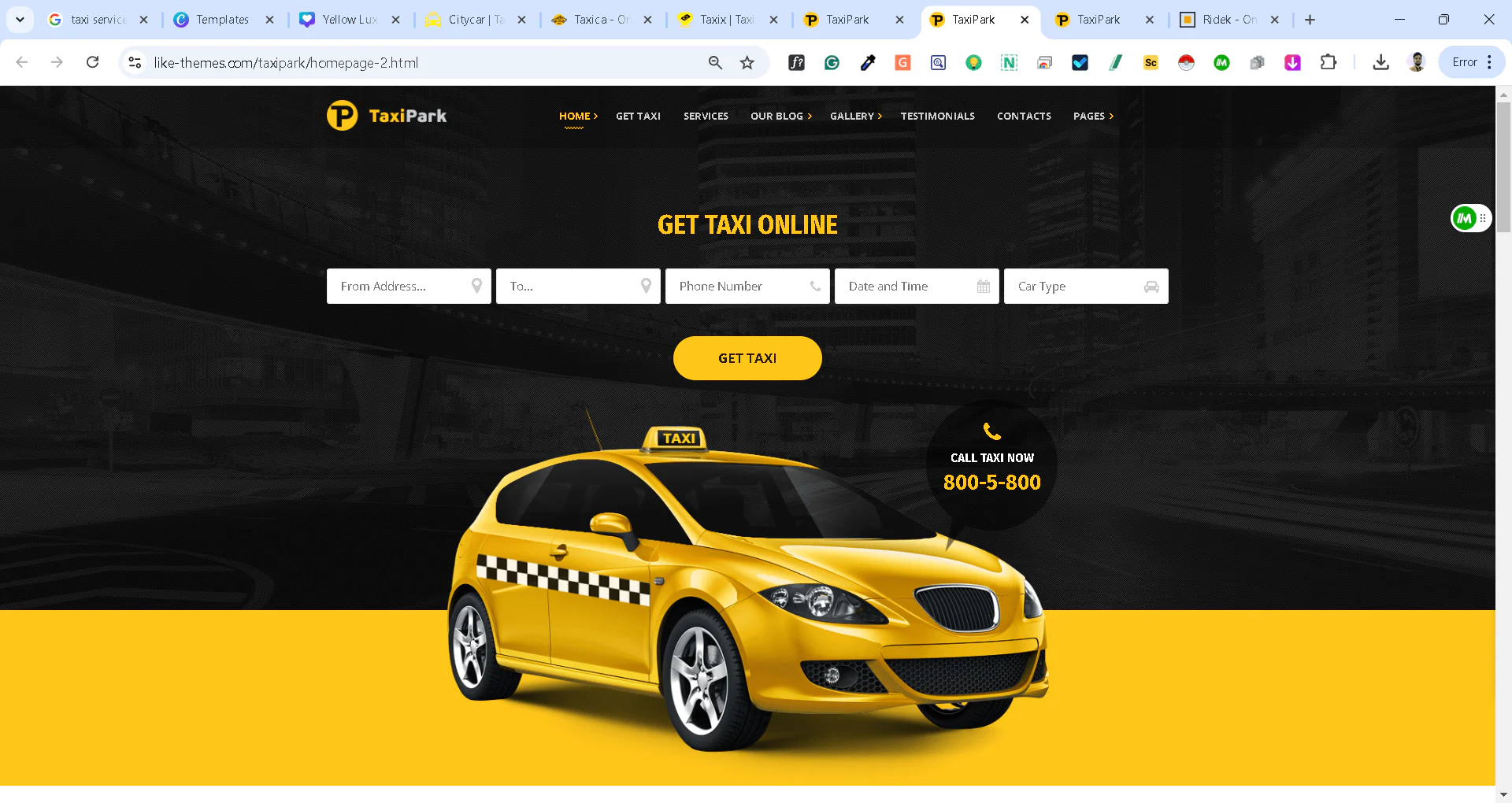 Home 30 executive taxi shuttle